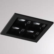 Liro LED-Einbaulampe schwarz 34° 3.000 K