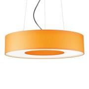 LED-Pendelleuchte Donut dimmbar 22 W orange