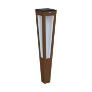 LED-Solarfackel Tinka mit Sensor, 62 cm, corten