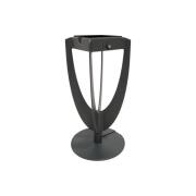 LED-Solarleuchte Tulip mit Standfuß, grau