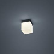 Helestra Keto LED-Deckenleuchte, Würfel, schwarz