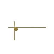 FLOS Coordinates W2 LED-Wandleuchte, creme