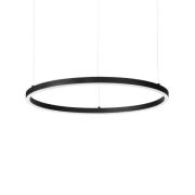 Ideal Lux LED-Hängelampe Oracle Slim Ø 90 cm schwarz 3.000 K