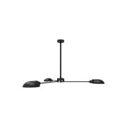 Aluminor Lautan Abstands-Deckenlampe 3-flg schwarz