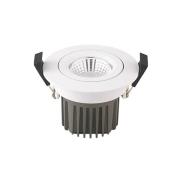 LED-Deckeneinbauspot Diled, Ø 8,5 cm, 10 W, 3.000 K, weiß