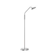 LED-Stehleuchte Tallri, nickelfarben, Höhe 135 cm, CCT