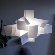 Foscarini Big Bang LED-Hängeleuchte, weiß, Ø 130cm