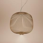 Foscarini Spokes 2 LED-Pendellampe dimmbar kupfer