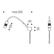 OLIGO A little bit colour Stecker chrom/weiß