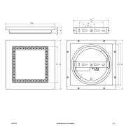 EVN ALQ LED-Panel weiß 12W 25x25cm 4.000K