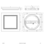 EVN ALQ LED-Panel weiß 15W 30x30cm 3.000K