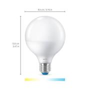 WiZ G95 LED-Lampe E27 11W Globe matt CCT