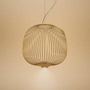 Foscarini Spokes 2 piccola Pendel dimmbar gold