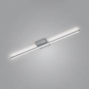 LED-Deckenleuchte Nuri up/down 1-flammig nickel