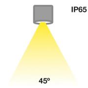 SLC MiniOne Fixed LED-Downlight IP65 schwarz 927