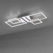 LED-Deckenleuchte Iven, stahl, 32,4x30cm