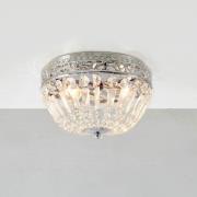 Deckenlampe Etienne Glaskristalle Ø 25cm chrom