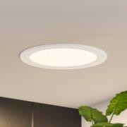 Prios LED-Einbaulampe Cadance, weiß, 22 cm, 3er, dimmbar