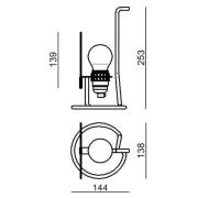 Stilnovo Bugia LED-Tischleuchte grün