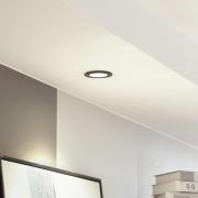 Arcchio LED-Downlight Aryx, schwarz, 3.000K