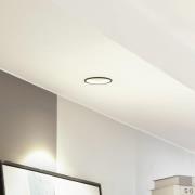 Arcchio LED-Downlight Niria, schwarz, 3.000K