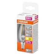 OSRAM LED-Kerzenlampe E14 2,8W 827 dimmbar klar