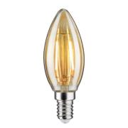 LED-Kerzenlampe E14 4,7W 2.500K gold, dimmbar