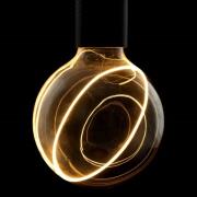 SEGULA LED Illusion G125 E27 5W Diagonal klar/rauch