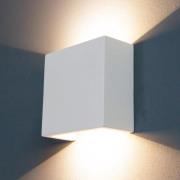 LED-Wandleuchte Fabiola aus Gips, Höhe 12,5 cm
