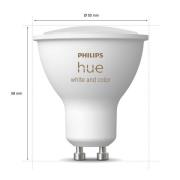 Philips Hue White&Color Ambiance GU10 5,7W 3er-Set