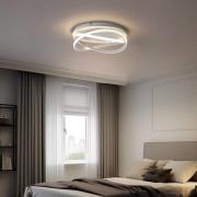 Lucande LED-Deckenleuchte Aldric, weiß, Aluminium