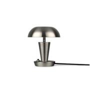 ferm LIVING Tischleuchte Tiny, nickel, 14 cm, Eisen, neigbar