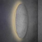 Escale Blade LED-Wandleuchte, Betonoptik, Ø 95 cm