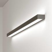 LED-Wandleuchte Mera, Breite 120cm, schwarz, 4000K