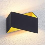 Arcchio Assona Wandleuchte, schwarz-gold