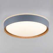 Paul Neuhaus Q-EMILIA LED-Deckenleuchte, grau/holz