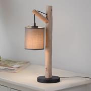 Tischleuchte Green Tribu, Papier, Holz, Höhe 53 cm