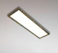 Quitani LED-Panel Aurinor, gold patiniert, 125 cm