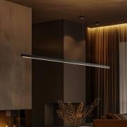 Quitani Zino LED-Hängeleuchte Schiefer grau 144 cm