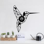 Wandlampe W-053 Lasercut, schwarzes Vogeldesign