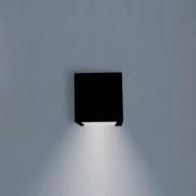 Newgarden LED-Akku-Wandleuchte Box 8, schwarz, 7,5x7,5cm