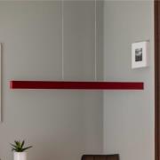 LED-Pendelleuchte Broll, rot