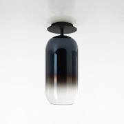 Artemide Gople Mini Deckenlampe, blau/schwarz