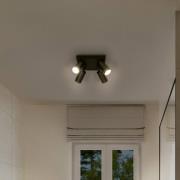 LEDVANCE LED-Strahler Octagon dimmbar, 4-fl. Quadrat schwarz