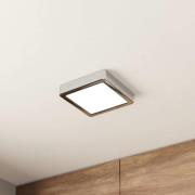 LED-Deckenlampe Fueva 5 IP44 3000K chrom 16x16cm