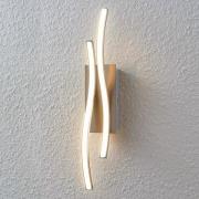 LED-Wandlampe Safia in Wellenform