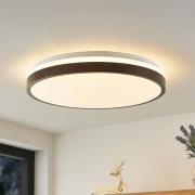 Lindby Hudsona LED-Deckenleuchte, braun