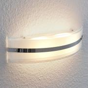 LED-Wandleuchte Zinka aus Glas, 37,5 cm