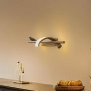Lindby LED-Wandleuchte Munja, schwarz, Metall