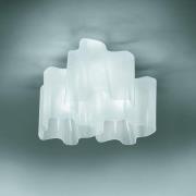 Artemide Logico Deckenlampe 3fl 120° 66x66 cm weiß